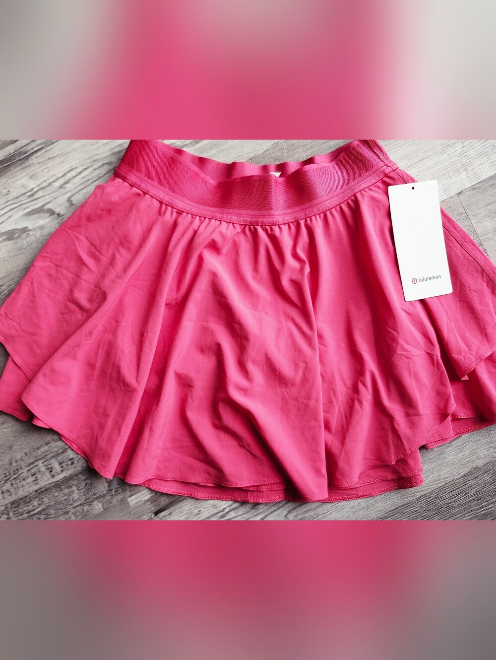 Lululemon Court Rival HR Long Skirt Lip Gloss Size 6 NWT Sold Out Color